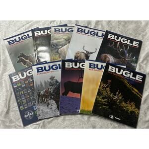 10 Copies RMEF BUGLE Magazines Various Dates Rocky Mountain Elk